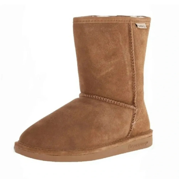 BEARPAW Eva Short Boots NIB - Picture 2 of 9